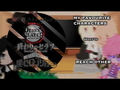 My favourite characters react to each other||Manga spoilers