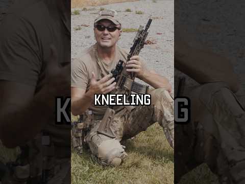 Former Green Beret Shows How To Be Accurate While Kneeling #youtubeshorts #reels #military #tips