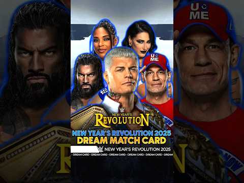 New Year's Revolution 2025 - Dream Match Card [v2] #NewYearsRevolution #Bevelock #WWE #Shorts