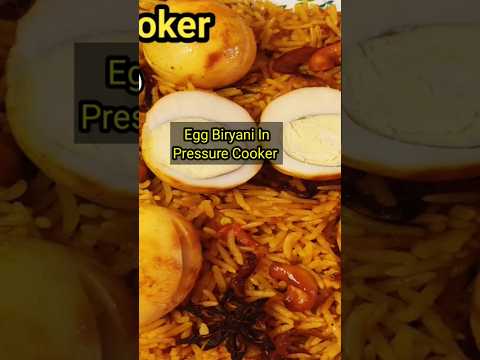 Egg Biryani In Cooker#eggbiryani #eggbiryaniinpressurecooker #eggbiryanirecipe #shorts #trending