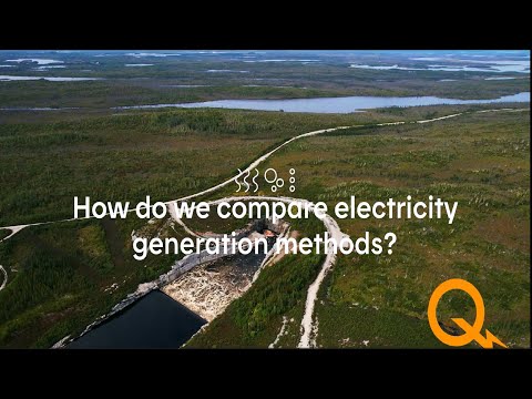 How do we compare electricity generation methods?