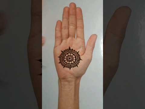 Flower 🌻 Palm #mehndi Craft Patch Design 🔥 #shorts