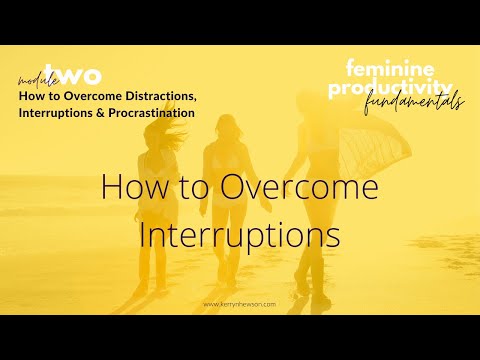 FPF 2.3 - How to Overcome Interruptions