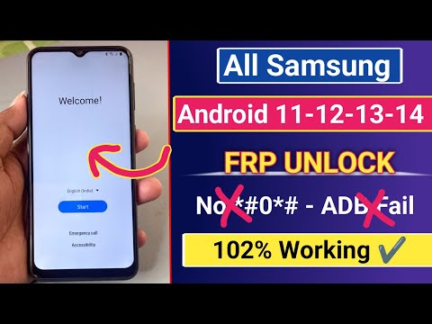 Samsung FRP Bypass Android 14/13/12 BY New Tool ONE Click Remove FRP Fixed ADB Fail