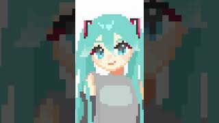 だんだん解像度が上がる初音ミク…！？#vtuber#shorts#イラスト#初音ミク