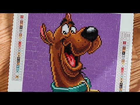 Completed Scooby Dooby Doo Diamond Painting | LIL DIAMONDZ