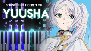 Yuusha/勇者 - Sousou no Frieren OP | YOASOBI (piano)