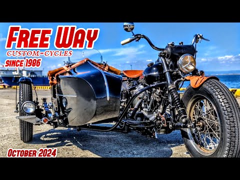 【harley-davidson】鬼過ぎるワンオフ、サイドカーこれぞ！大人の逸品🔥Amazing sidecar✨【ハーレー】【ヴィンテージハーレー】【旧車ハーレー】