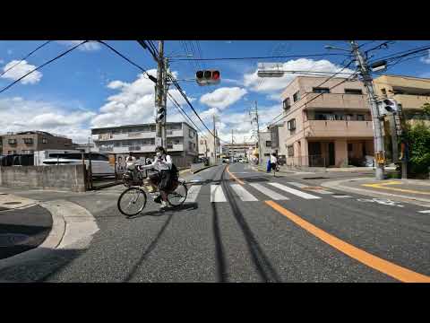 【今日の散歩】吹田 岸辺周辺 Kishibe Suita [4k] GoPro Hero10 Yamaha Tricity 155