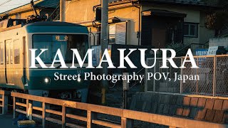 A Day in Kamakura, Japan: Street Photography POV w/ Sony A7C II | 2024