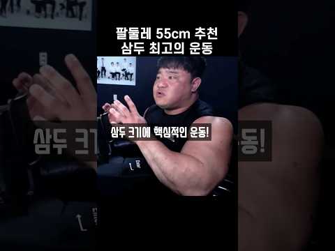 팔55cm가 추천하는 삼두 운동#shorts