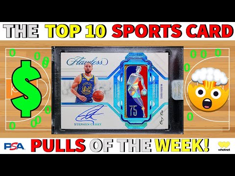 MULTIPLE 6-FIGURE CARDS WERE PULLED THIS WEEK!! 🤯| Top 10 Sports Card Pulls Of The Week Episode 146