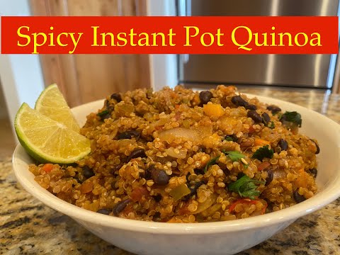 Spicy Black Bean Instant Pot Quinoa Recipe