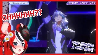 Bae is Surprised by Rio's Voice [Countdown Watchalong -holostars side]