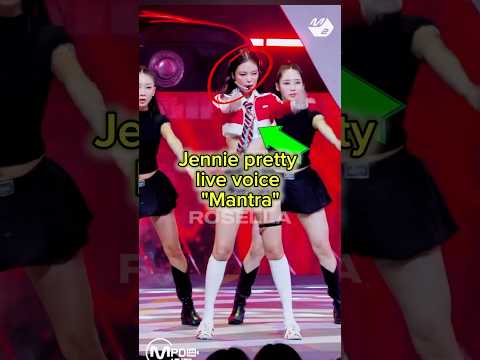 Jennie's pretty live voice #kpop #music #blackpink #jennie #lisa #rosé #jisoo #fyp #shorts