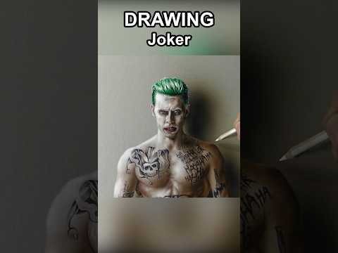 Joker (Jared Leto) portrait #drawing #art