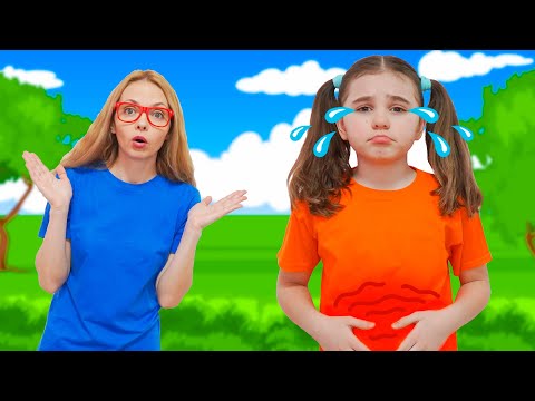 Bubbly Tummy Song 😨 Have a Stomachache! | Nursery Rhymes