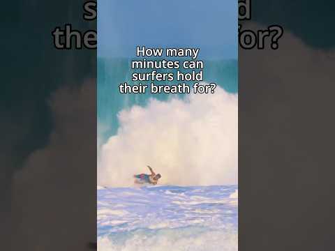 🏄‍♀️How many minutes do surfers hold their breath for? #breathwork #surfergirl #breathingexcercise