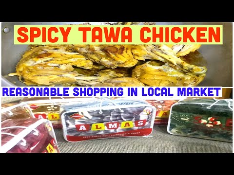 Spicy Tawa Chicken 🥵Beautiful And Reasonable Blanket In Local Market