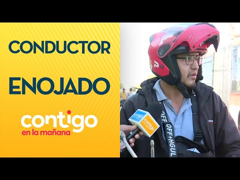 "¡ME PARECE INJUSTO!": El enojo de motociclista venezolano por infracción - Contigo en la Mañana