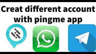 Create Fake Whatsapp Account With different country phone number | Using Pingme App | pingme review