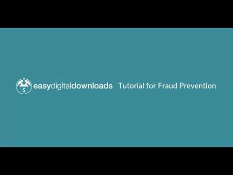 Easy Digital Downloads Tutorial for Fraud Prevention