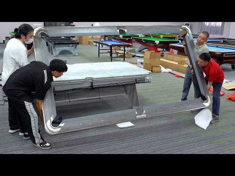 Mastering the Craft: High Quality Solid Wood Pool Table Production