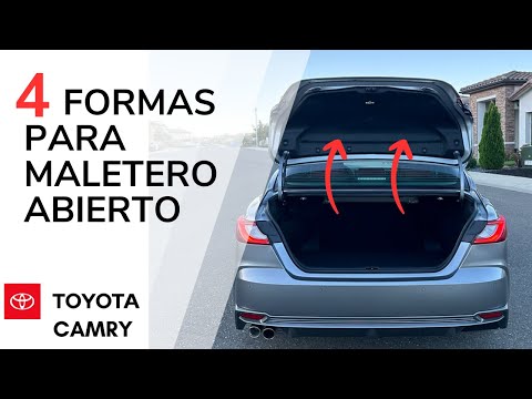 2025 Toyota Camry: 4 formas de abrir la camioneta