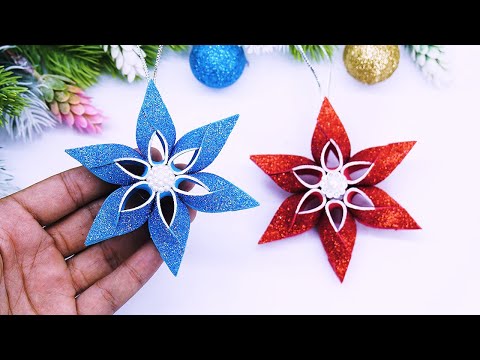 DIY Snowflakes for Christmas Decorations❄️Short Ideas for Christmas Decoration