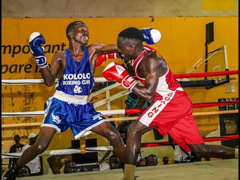 National Open BC- COBAP's Arafat Mbusi TKOs Over Lukanga BC's Ibrahim Lubega in Round1