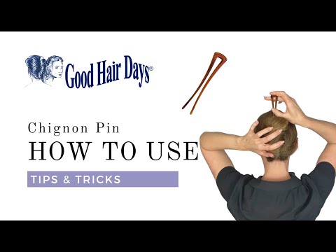 How to Use Chignon Pin. How to Create Secure Updos with Chignon Pin.