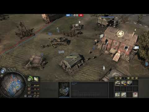 Company of Heroes - 2v2 Rails and Metal - Victory Point Control