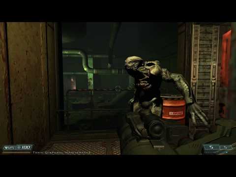 Doom 3 BFG Edition - 2018 Revenant and Cacodemon Fight