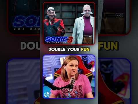 Double Your Fun! 👀 Sonic The Hedgehog 3 REACTION!