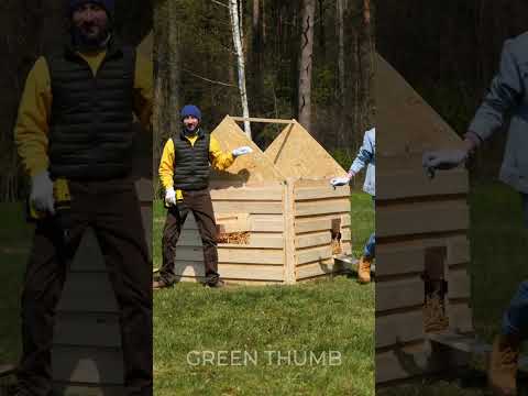 Cute Tiny House with Recycled Pallets for Sweet Pets 🏠