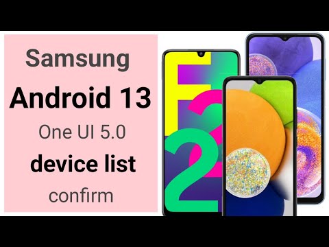 Samsung device list to get android 13 one UI 5.0 update