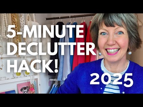 FAST Decluttering HACK! Get Organized 2025 | Minimalist Capsule Wardrobe Reset