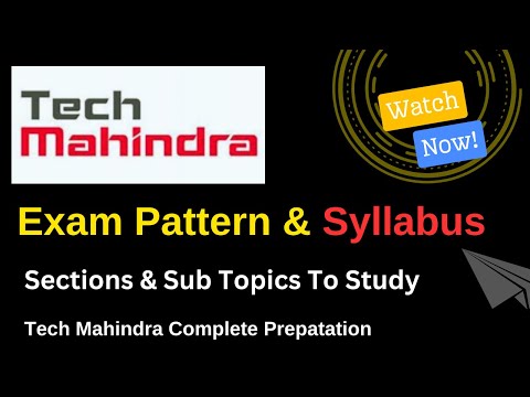 Tech Mahindra Test Pattern and Syllabus 2024 | Tech Mahindra topics To Study |