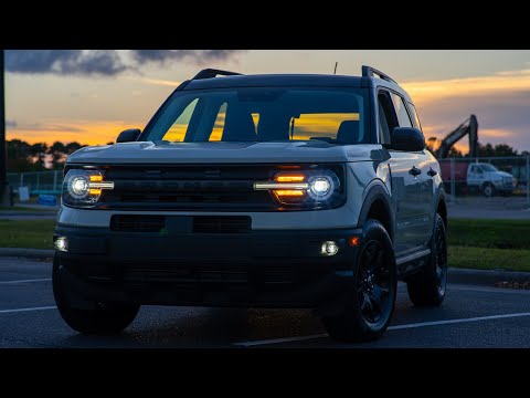 👉AT NIGHT: 2024 Ford Bronco Sport Nighttime Review | Lighting Features & Usability at Night