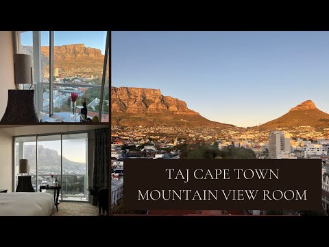 Cape town luxury hotel room tour with crazy views | Taj Hotel Cape Town South Africa