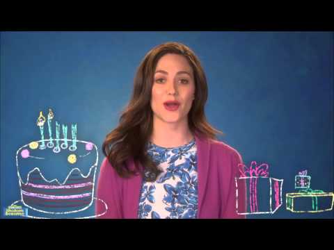 Emmy Rossum Wishes You Yom Huledet Sameach!