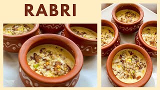 Rabri (Condensed Milk Dessert) Recipe | How to Make Rabri