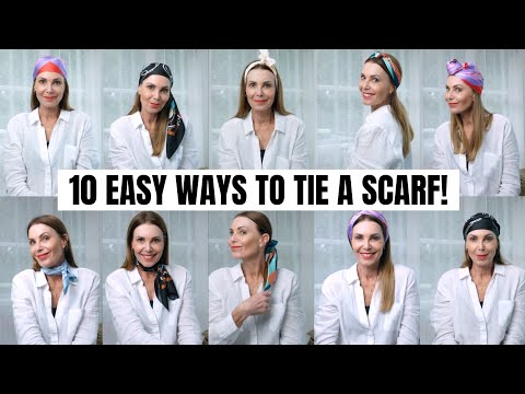 10 Easy Ways To Tie A Scarf | The Style Insider