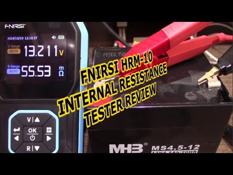 Internal resistance meter review - FNIRSI HRM-10