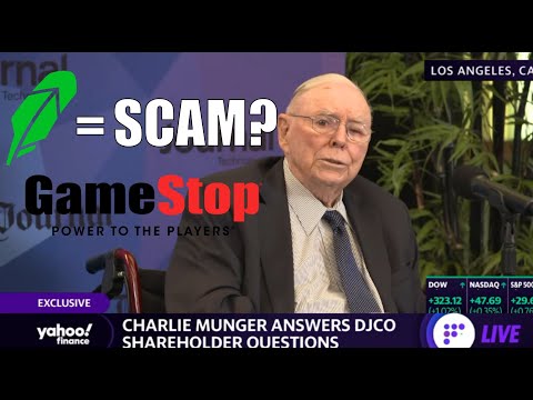 Charlie Munger: $GME Short Squeeze EXPOSES RobinHood