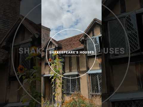 Shakespeare's houses #travel #stratford #shakespeare #bucketlist #traveling #culture