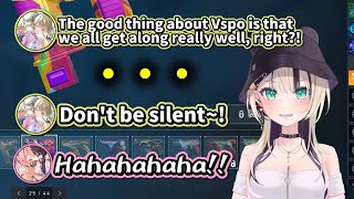 【Vspo/Eng Sub】No one answers the question about Vspo getting along well.