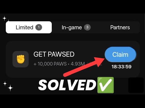 CLAIM +10,000 PAWS || 5th DEC. PAWS MYSTERY QUEST SOLVED✅