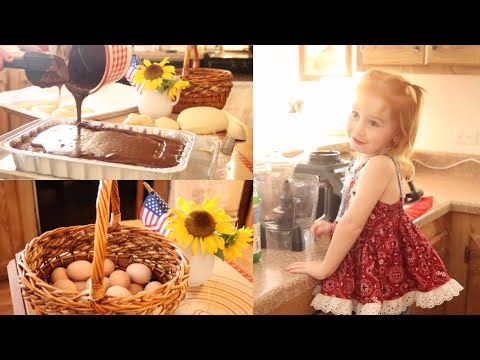 Elizabeth’s Farmhouse | Fourth of July Recipes and Farmhouse Decorating with New Antique Haul