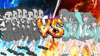 きゅうくらりん VS 強風オールバック